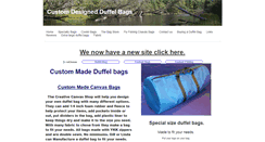 Desktop Screenshot of custom-duffel-bags.com