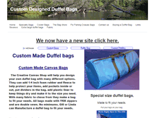 Tablet Screenshot of custom-duffel-bags.com